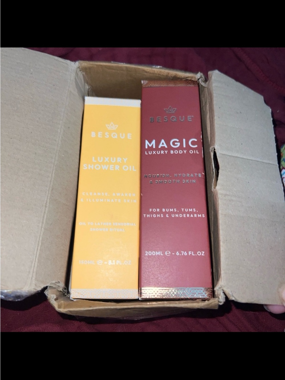 BUNDLE OF NIB *AUTHENTIC* BESQUE MAGIC LUXURY BODY OILS//SHOWER OIL & BODY OIL - Picture 7 of 7